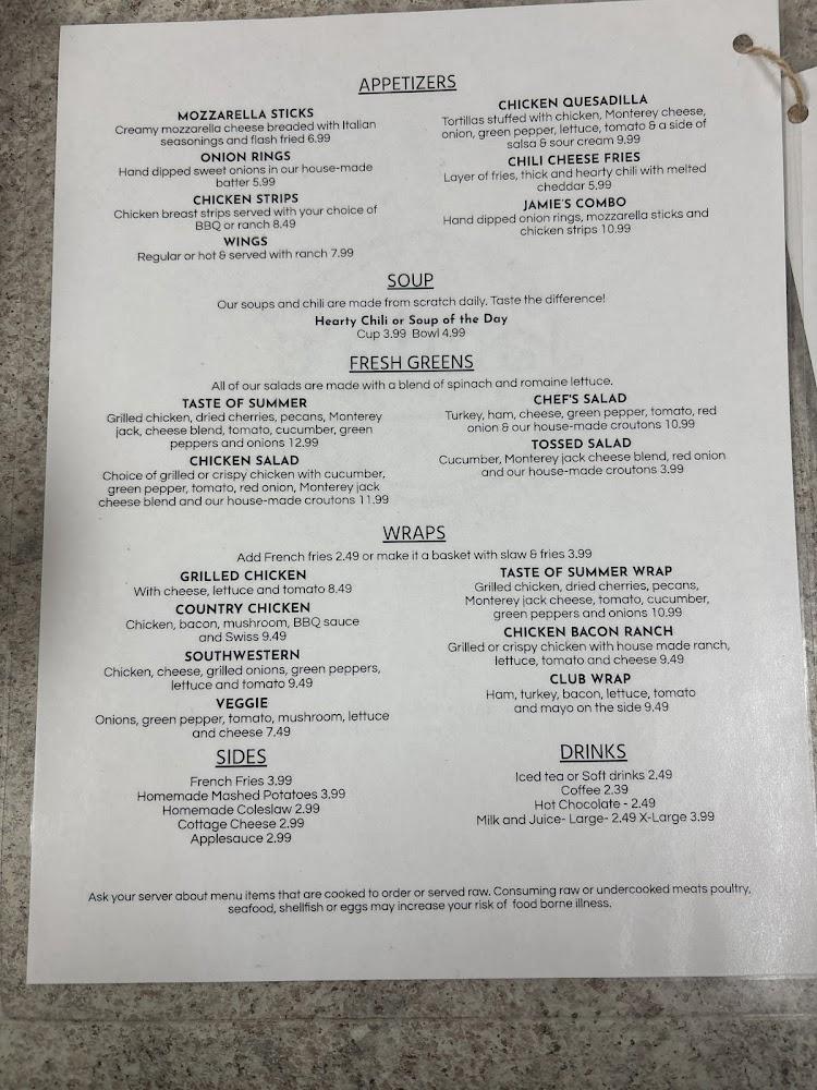 Jamie's Place Menu image 4